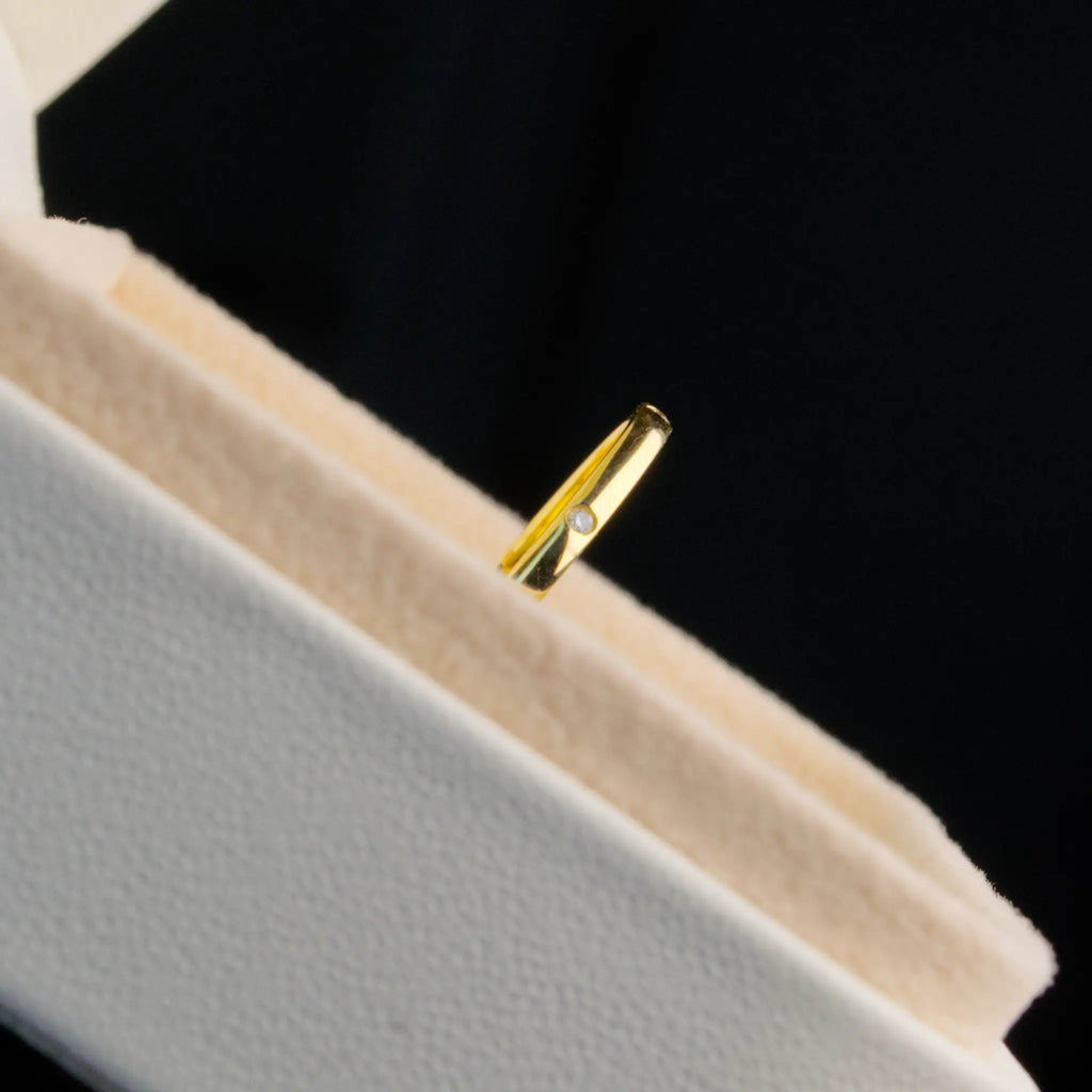 Dainty Spaced Diamond Band