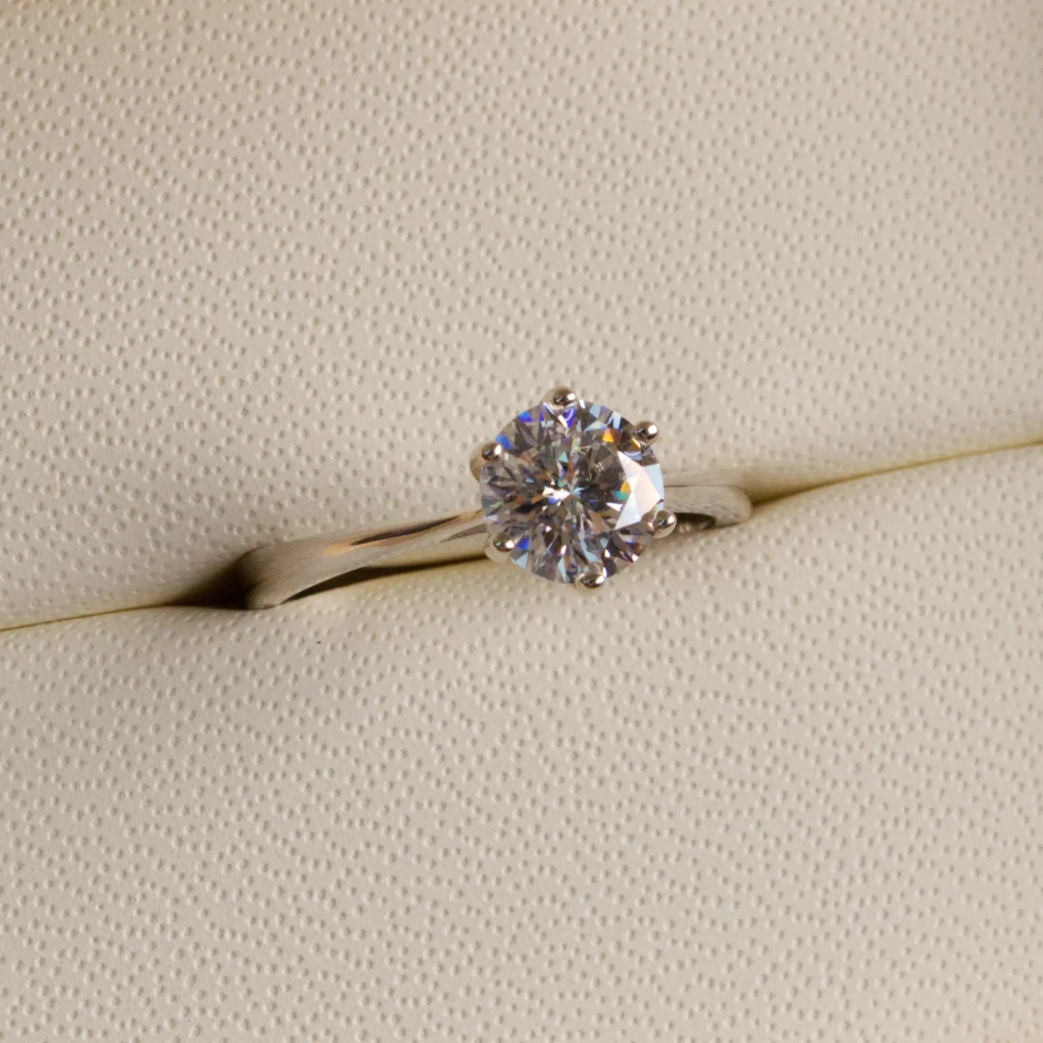 Round Solitaire Diamond Ring