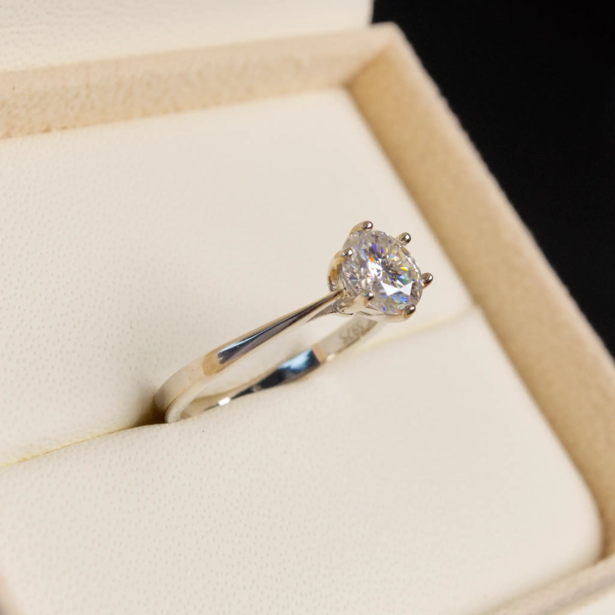 Round Solitaire Diamond Ring