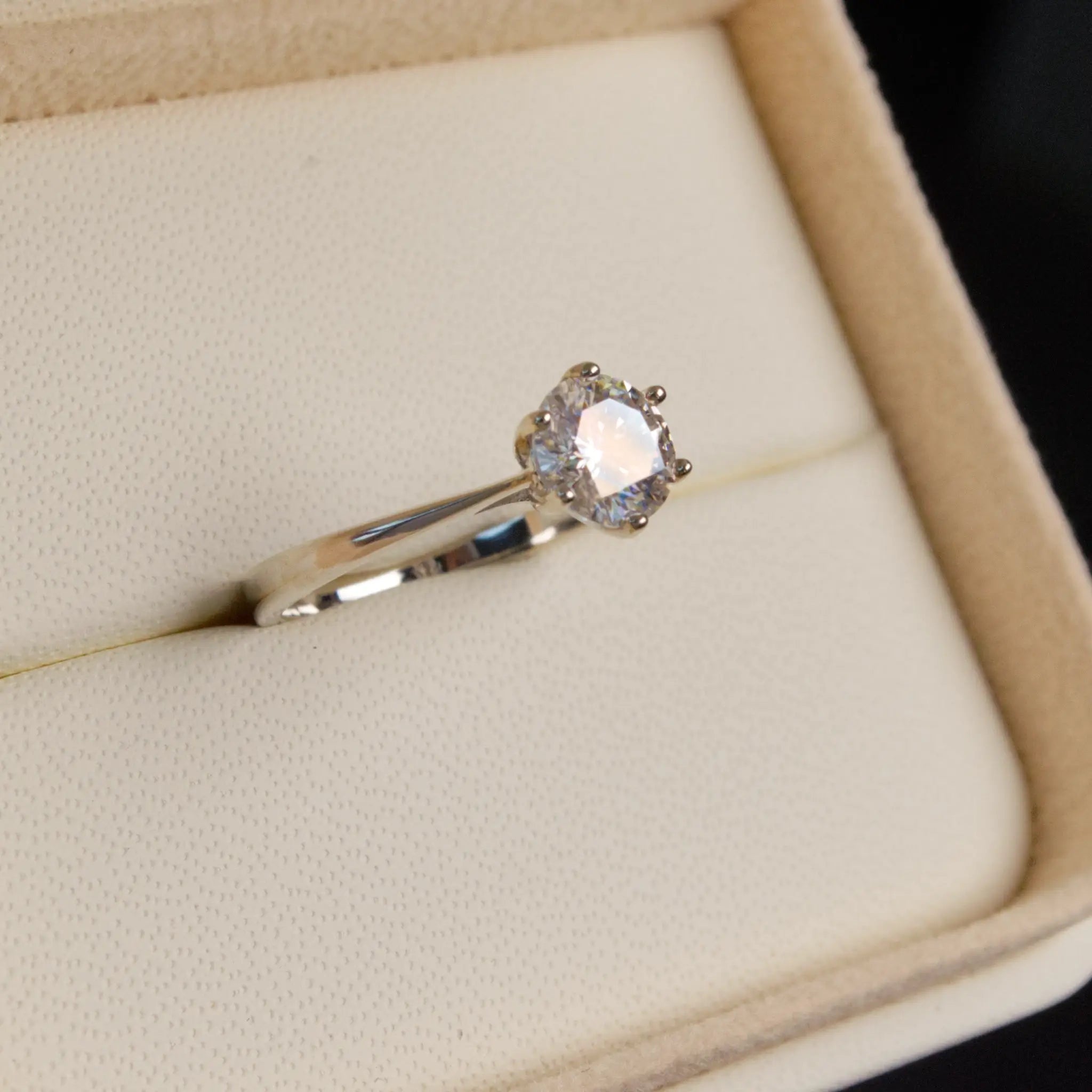 Round Solitaire Diamond Ring