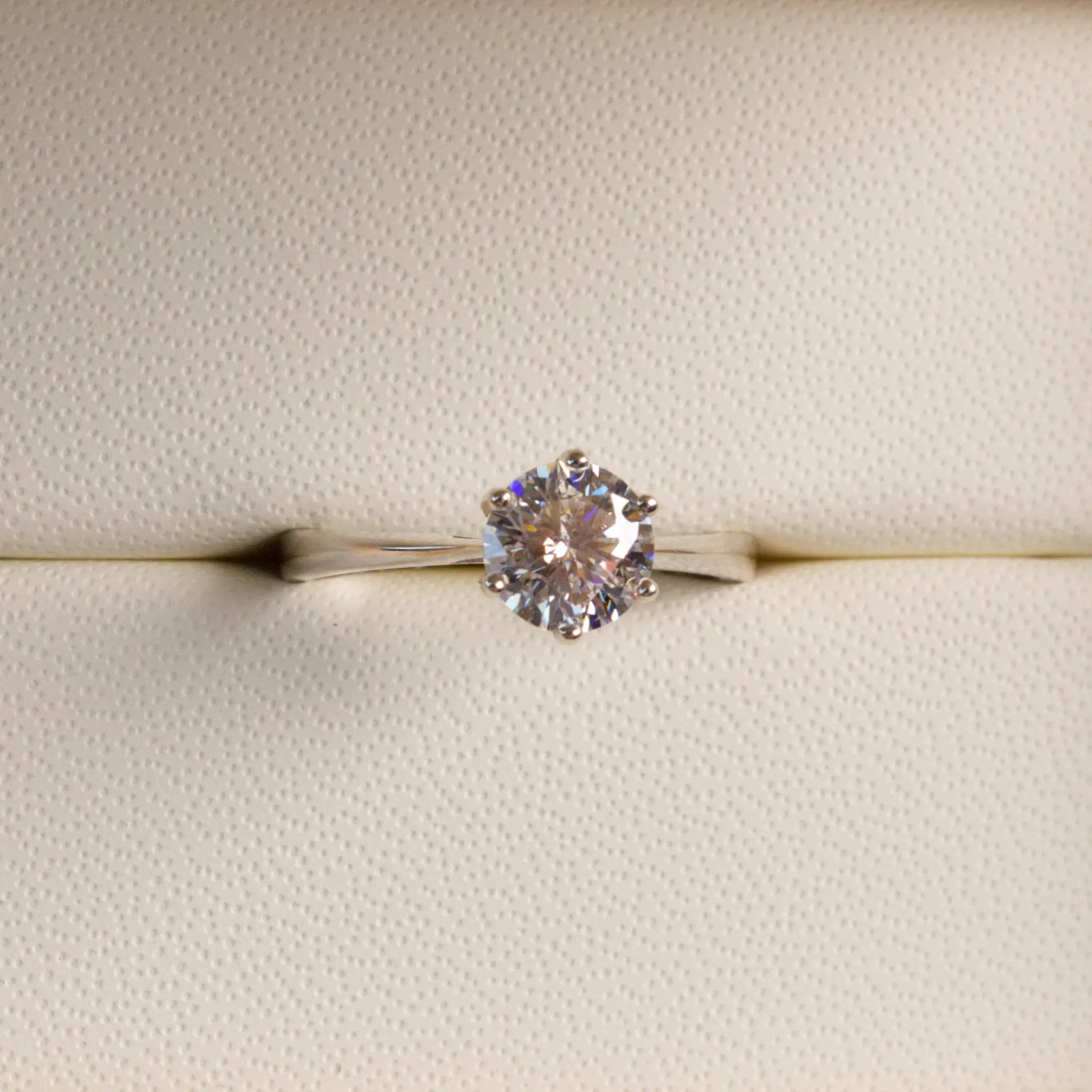 Round Solitaire Diamond Ring
