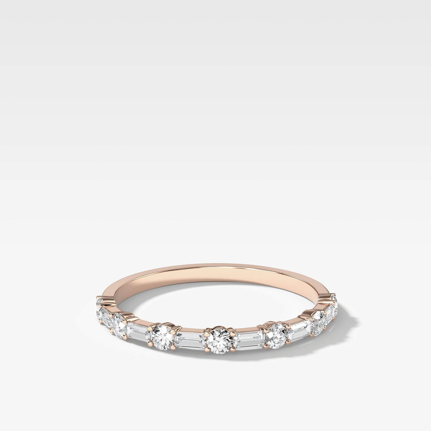 Diamond Tempo Ring, 9-18K White Gold