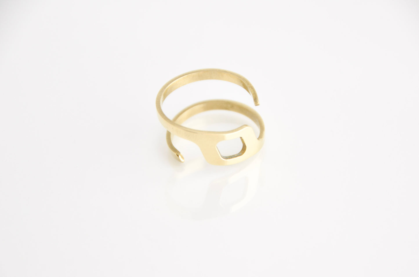 Kirei Cut Out Brass Ring