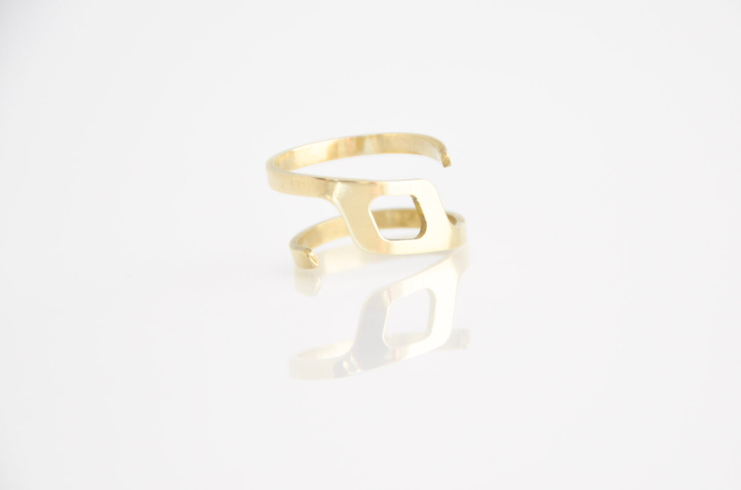 Kirei Cut Out Brass Ring