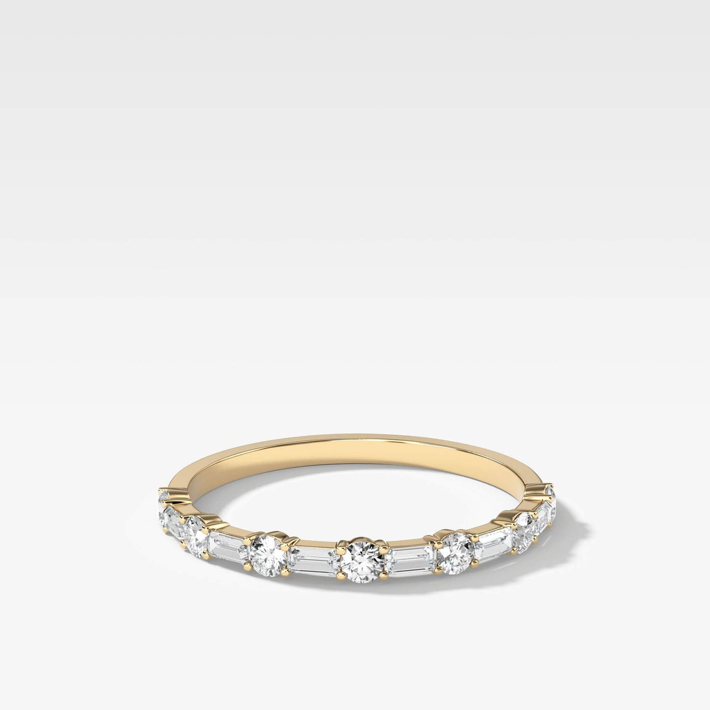 Diamond Tempo Ring, 9-18K White Gold