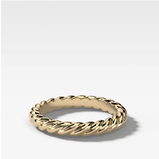 Twisted Band, 9-18K Yellow Gold
