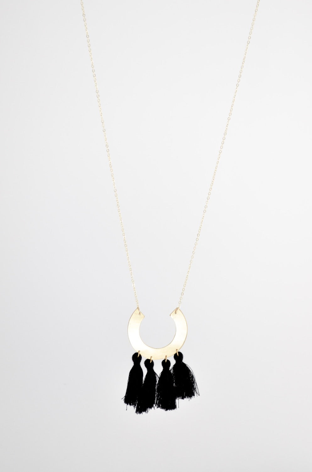 Meira Semi Necklace with Tassels