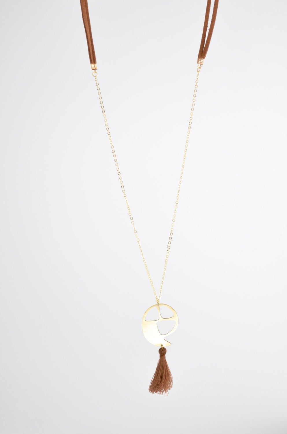 Zuri Drop Necklace with Tassel