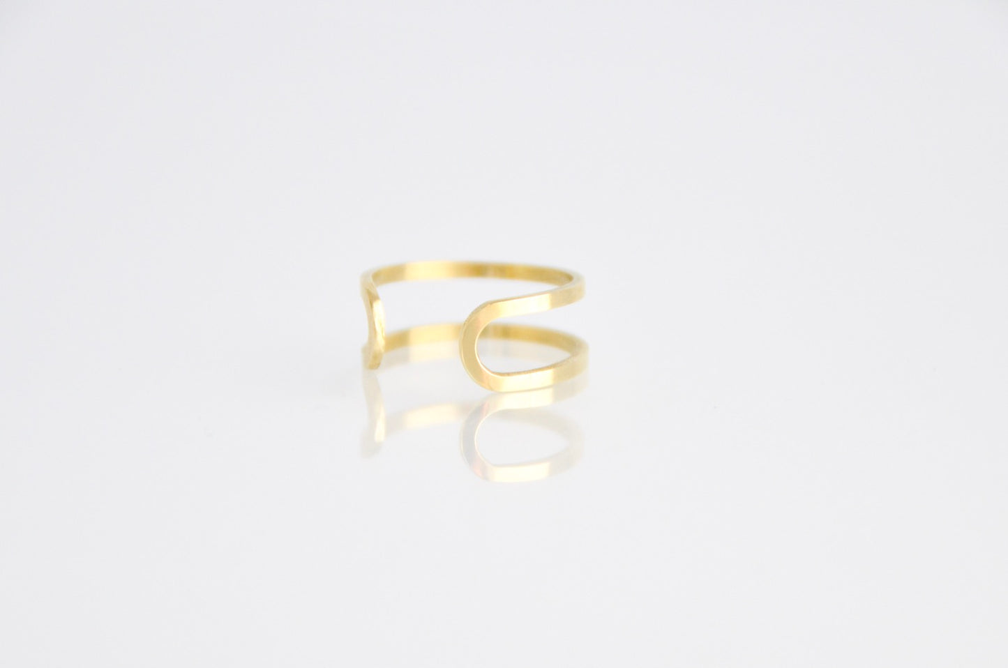 Dainty Gal - Rounded Brass Ring