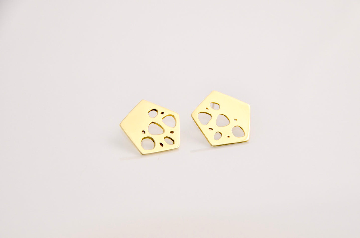 Zuri Pentagon Studs