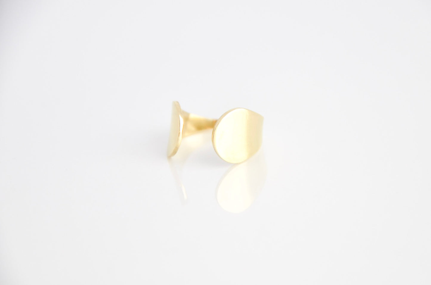 Keeva Solid Wrap Brass Ring