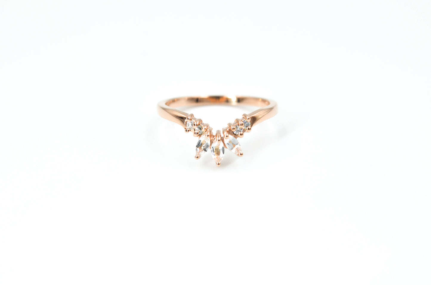Topaz Marquise Ring, 9-18K Yellow Gold
